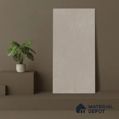 Cement Floor & Wall Tile TL 05516 C Prestige Regal Mocha 2 ft x 4 ft Vitrified Matte Finish - 9 mm | 3 Random Design | Suitable for Living Room, Bedroom, Bathroom (Sample)