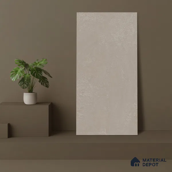 Cement Floor & Wall Tile TL 05516 C Prestige Regal Mocha 2 ft x 4 ft Vitrified Matte Finish - 9 mm | 3 Random Design | Suitable for Living Room, Bedroom, Bathroom (Sample)