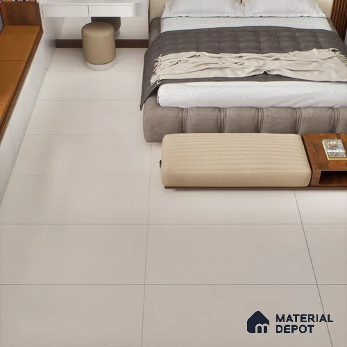 Cement Floor & Wall Tile TL 05516 Prestige Regal Almond 2 ft x 4 ft Vitrified Matte Finish - 9 mm | 3 Random Design | Suitable for Living Room, Bedroom, Bathroom