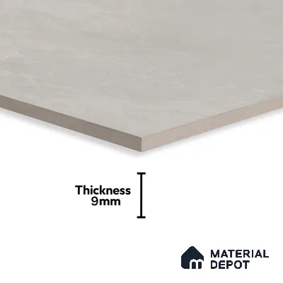 Cement Floor & Wall Tile TL 05517 C Prestige Sovereign Ash 2 ft x 4 ft Vitrified Matte Finish - 9 mm | 3 Random Design | Suitable for Living Room, Bedroom, Bathroom
