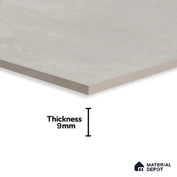 Cement Floor & Wall Tile TL 05517 C Prestige Sovereign Ash 2 ft x 4 ft Vitrified Matte Finish - 9 mm | 3 Random Design | Suitable for Living Room, Bedroom, Bathroom