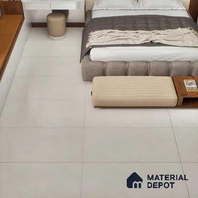 Cement Floor & Wall Tile TL 05517 C Prestige Sovereign Ash 2 ft x 4 ft Vitrified Matte Finish - 9 mm | 3 Random Design | Suitable for Living Room, Bedroom, Bathroom
