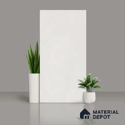 Cement Floor & Wall Tile TL 05517 Prestige Sovereign Snow 2 ft x 4 ft Vitrified Matte Finish - 9 mm | 3 Random Design | Suitable for Living Room, Bedroom, Bathroom (Sample)