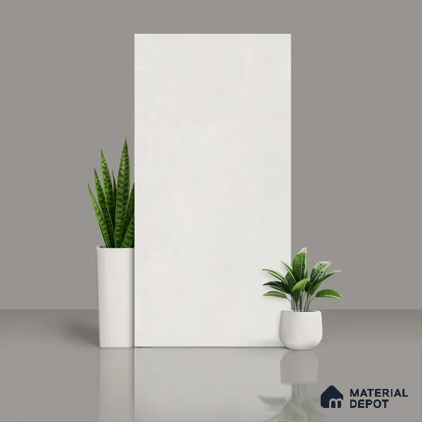 Cement Floor & Wall Tile TL 05517 Prestige Sovereign Snow 2 ft x 4 ft Vitrified Matte Finish - 9 mm | 3 Random Design | Suitable for Living Room, Bedroom, Bathroom (Sample)