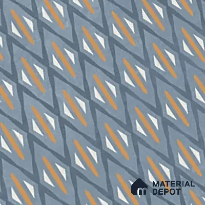 Highlighter Wall Tile TL 05517 D Prestige Sovereign Azure Decor 2 ft x 4 ft Vitrified Glue Matte Finish - 9 mm  | Suitable for Living Room, Bedroom, Bathroom