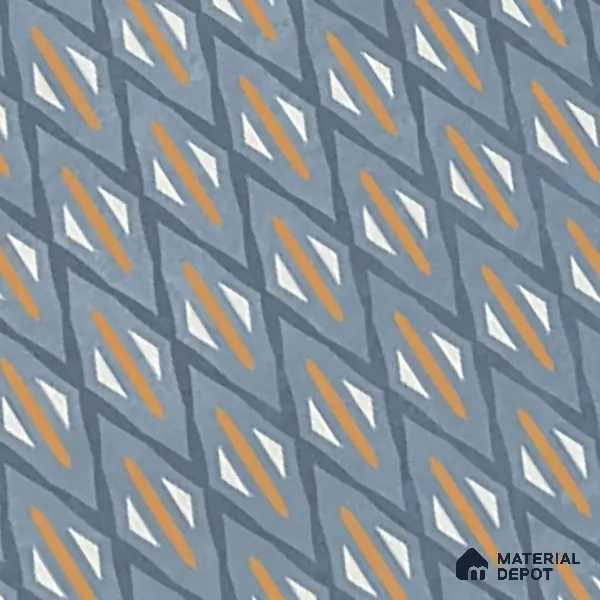 Highlighter Wall Tile TL 05517 D Prestige Sovereign Azure Decor 2 ft x 4 ft Vitrified Glue Matte Finish - 9 mm | Suitable for Living Room, Bedroom, Bathroom