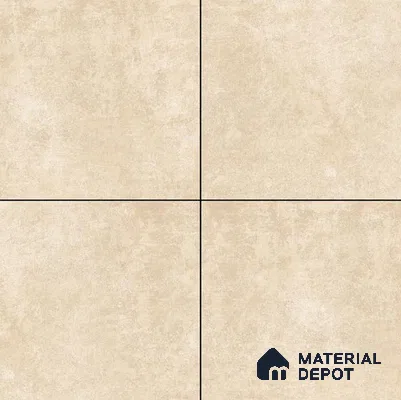 Budget Friendly Cement Look Value for Money Parking Latte Dune Floor Tile 16 x 16 inch | TL 06247 B | Vitrified Matte Finish Tile - 12 mm | Suitable For Parking, Bathroom, Balcony & Terrace | Pattern Alignment May Vary | 2-3 mm Spacer is Mandatory