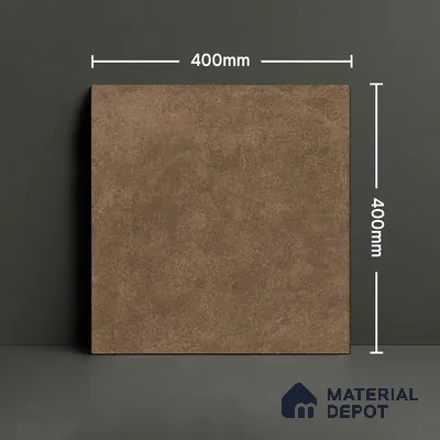 Budget Friendly Cement Look Value for Money Parking Urban Slate Floor Tile 16 x 16 inch | TL 06247 C | Vitrified Matte Finish Tile - 12 mm | Suitable For Parking, Bathroom, Balcony & Terrace | Pattern Alignment May Vary | 2-3 mm Spacer is Mandatory