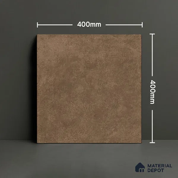 Budget Friendly Cement Look Value for Money Parking Urban Slate Floor Tile 16 x 16 inch | TL 06247 C | Vitrified Matte Finish Tile - 12 mm | Suitable For Parking, Bathroom, Balcony & Terrace | Pattern Alignment May Vary | 2-3 mm Spacer is Mandatory