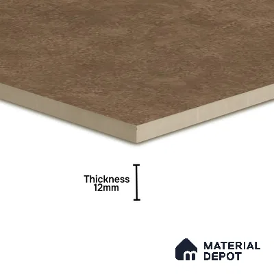 Budget Friendly Cement Look Value for Money Parking Urban Slate Floor Tile 16 x 16 inch | TL 06247 C | Vitrified Matte Finish Tile - 12 mm | Suitable For Parking, Bathroom, Balcony & Terrace | Pattern Alignment May Vary | 2-3 mm Spacer is Mandatory