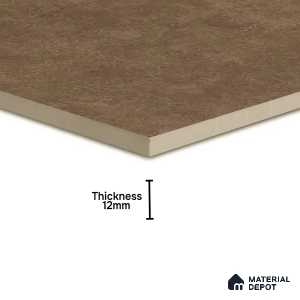 Budget Friendly Cement Look Value for Money Parking Urban Slate Floor Tile 16 x 16 inch | TL 06247 C | Vitrified Matte Finish Tile - 12 mm | Suitable For Parking, Bathroom, Balcony & Terrace | Pattern Alignment May Vary | 2-3 mm Spacer is Mandatory