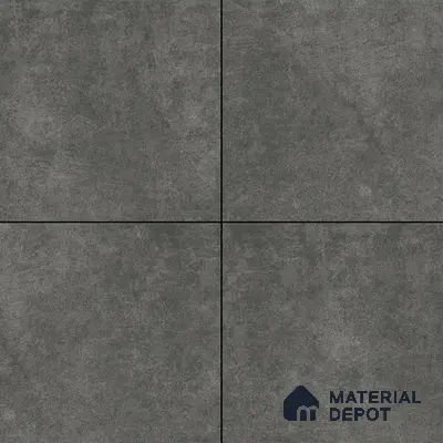 Budget Friendly Cement Look Value for Money Parking Obsidra Floor Tile 16 x 16 inch | TL 06247 | Vitrified Matte Finish Tile - 12 mm | Suitable For Parking, Outdoor, Balcony & Terrace | Pattern Alignment May Vary | 2-3 mm Spacer is Mandatory