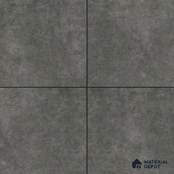 Budget Friendly Cement Look Value for Money Parking Obsidra Floor Tile 16 x 16 inch | TL 06247 | Vitrified Matte Finish Tile - 12 mm | Suitable For Parking, Outdoor, Balcony & Terrace | Pattern Alignment May Vary | 2-3 mm Spacer is Mandatory