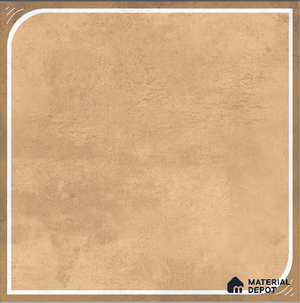 Cement Floor Tile TL 04782 B Earthen Slate Clay Beige 16 x 16 inch Vitrified Anti Skid Matte Finish - 12 mm | Suitable for Parking, Terrace, Balcony, Courtyard | Pattern Alignment May Vary | 2-3 mm Spacer is Mandatory