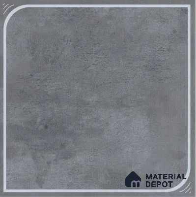 Cement Floor Tile TL 04782 C Earthen Slate Cement Grey 16 x 16 inch Vitrified Anti Skid Matte Finish - 12 mm | Suitable for Parking, Terrace, Balcony, Courtyard | Pattern Alignment May Vary | 2-3 mm Spacer is Mandatory (Sample)