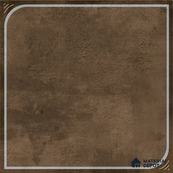 Cement Floor Tile TL 04782 Earthen Slate Bronze Slate 16 x 16 inch Vitrified Anti Skid Matte Finish - 12 mm | Suitable for Parking, Terrace, Balcony, Courtyard | Pattern Alignment May Vary | 2-3 mm Spacer is Mandatory (Sample)