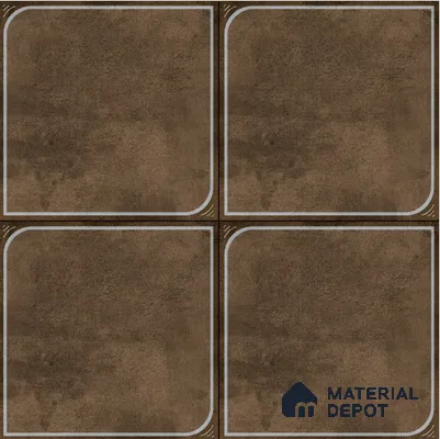 Cement Floor Tile TL 04782 Earthen Slate Bronze Slate 16 x 16 inch Vitrified Anti Skid Matte Finish - 12 mm | Suitable for Parking, Terrace, Balcony, Courtyard | Pattern Alignment May Vary | 2-3 mm Spacer is Mandatory (Sample)