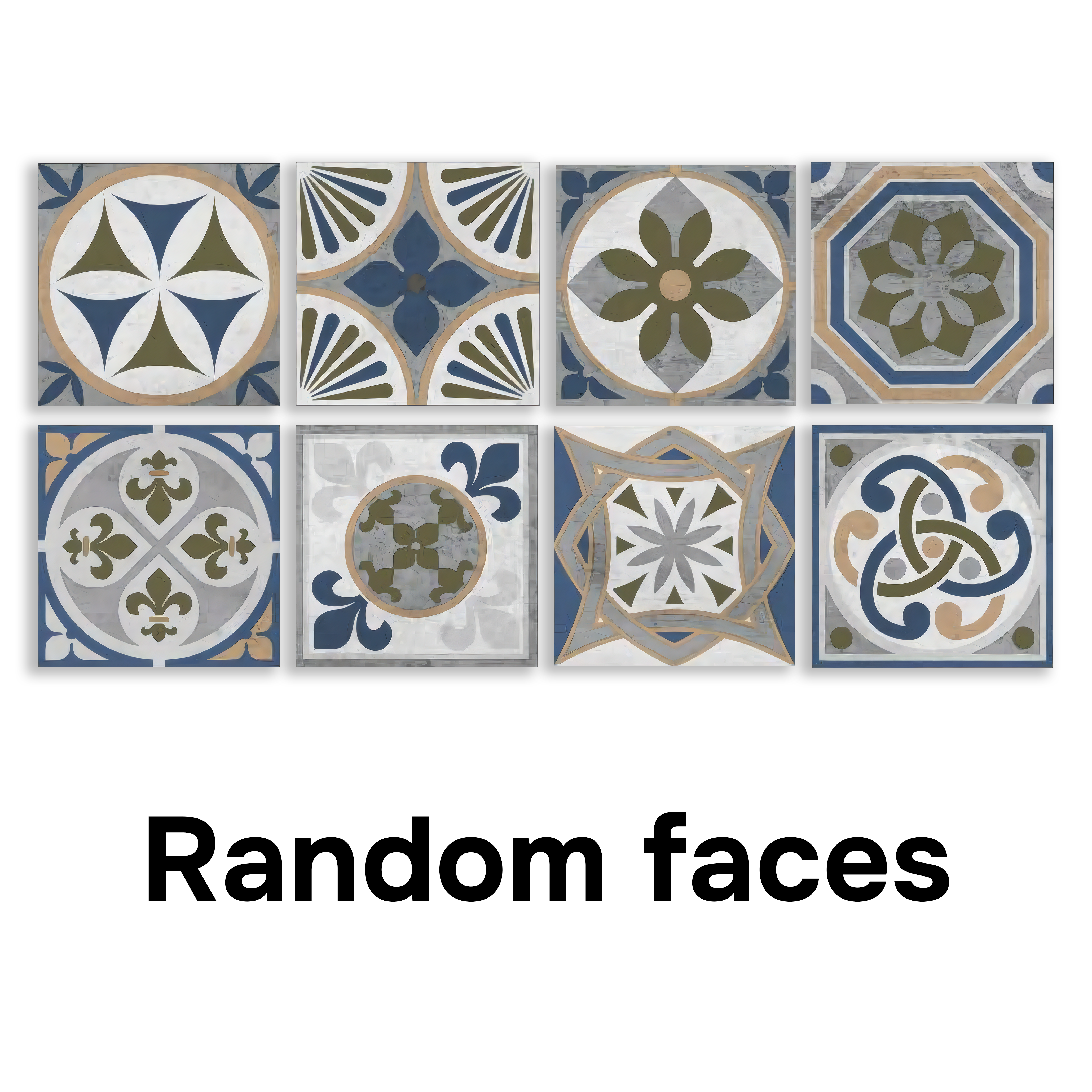 Moroccan Tile TL 04797 B Zellige Grey Plano Decor Multi Colour 1 ft x 1 ft Vitrified Matte Finish - 11 mm | Suitable for Kitchen, Bathroom, Balcony Floor & Wall | Please Expect a Slight Variation of Pattern