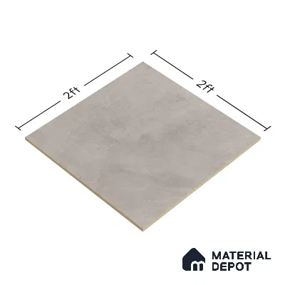 Cement Floor Tile TL 04739 B Slate Park Crema Avorio Beige 2 ft x 2 ft Vitrified Matte Finish - 8.8 mm | Suitable for Bathroom,Parking,Terrace,Balcony,Courtyard (Sample)