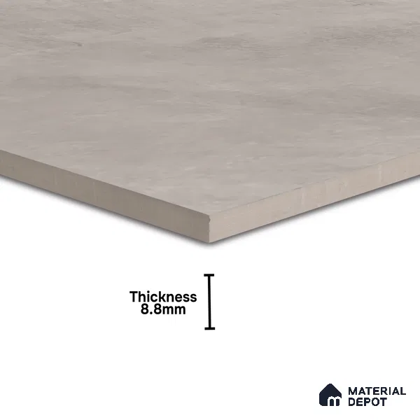 Cement Floor Tile TL 04739 B Slate Park Crema Avorio Beige 2 ft x 2 ft Vitrified Matte Finish - 8.8 mm | Suitable for Bathroom,Parking,Terrace,Balcony,Courtyard (Sample)