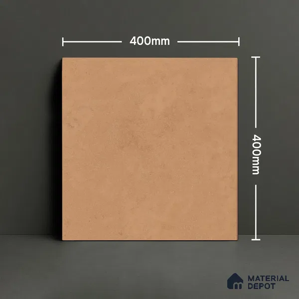 Cement Floor Tile TL 04785 Earthen Slate Earthy Clay 16 x 16 inch Vitrified Anti Skid Matte Finish - 12 mm | Suitable for Parking, Terrace, Balcony, Courtyard (Sample)
