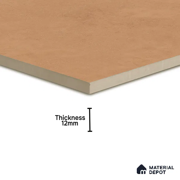 Cement Floor Tile TL 04785 Earthen Slate Earthy Clay 16 x 16 inch Vitrified Anti Skid Matte Finish - 12 mm | Suitable for Parking, Terrace, Balcony, Courtyard (Sample)