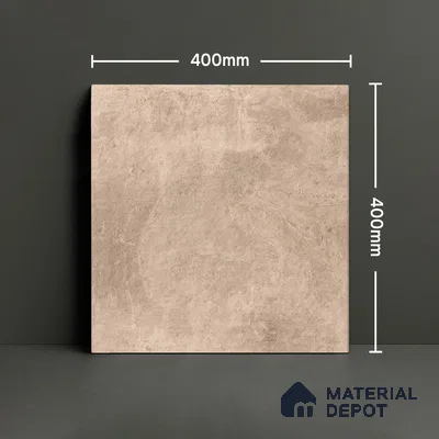 Cement Floor Tile TL 04785 D Earthen Slate Sand Beige 16 x 16 inch Vitrified Anti Skid Matte Finish - 12 mm | Suitable for Parking, Terrace, Balcony, Courtyard (Sample)