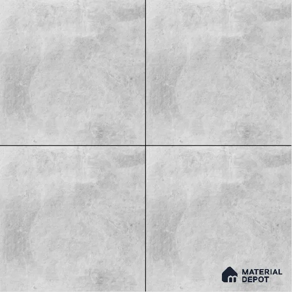 Cement Floor Tile TL 04785 F Earthen Slate Eris Gray 16 x 16 inch Vitrified Anti Skid Matte Finish - 12 mm | Suitable for Parking, Terrace, Balcony, Courtyard | Pattern Alignment May Vary | 2-3 mm Spacer is Mandatory