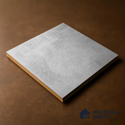 Cement Floor Tile TL 04785 F Earthen Slate Eris Gray 16 x 16 inch Vitrified Anti Skid Matte Finish - 12 mm | Suitable for Parking, Terrace, Balcony, Courtyard | Pattern Alignment May Vary | 2-3 mm Spacer is Mandatory