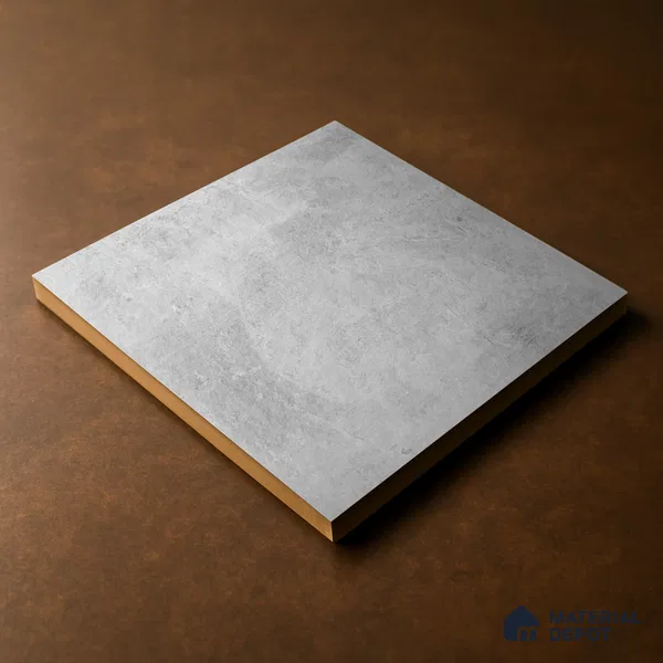 Cement Floor Tile TL 04785 F Earthen Slate Eris Gray 16 x 16 inch Vitrified Anti Skid Matte Finish - 12 mm | Suitable for Parking, Terrace, Balcony, Courtyard | Pattern Alignment May Vary | 2-3 mm Spacer is Mandatory
