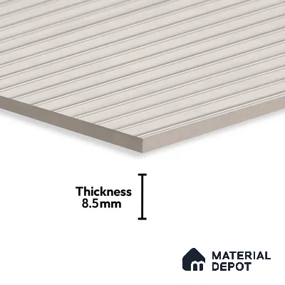 Punch Wall Tile TL 06179 B Lemmy Silver Comb 4 ft x 2 ft Vitrified Lustera Effect Feather Feel Matte Finish - 8.5 mm | Suitable for Living Room, Bedroom, Bathroom