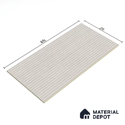 Punch Wall Tile TL 06179 B Lemmy Silver Comb 4 ft x 2 ft Vitrified Lustera Effect Feather Feel Matte Finish - 8.5 mm | Suitable for Living Room, Bedroom, Bathroom