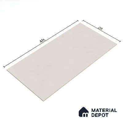 Cement Wall & Floor Tile TL 06179 Lemmy Silver 4 ft x 2 ft Vitrified Lustera Effect Feather Feel Matte Finish - 8.5 mm | 11 Random Design | Suitable for Living Room, Bedroom, Bathroom