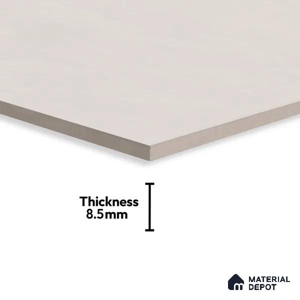 Cement Wall & Floor Tile TL 06179 Lemmy Silver 4 ft x 2 ft Vitrified Lustera Effect Feather Feel Matte Finish - 8.5 mm | 11 Random Design | Suitable for Living Room, Bedroom, Bathroom