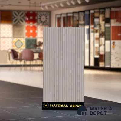 Punch Wall Tile TL 06180 B Lemmy Ash Comb 4 ft x 2 ft Vitrified Lustera Effect Feather Feel Matte Finish - 8.5 mm | Suitable for Living Room, Bedroom, Bathroom