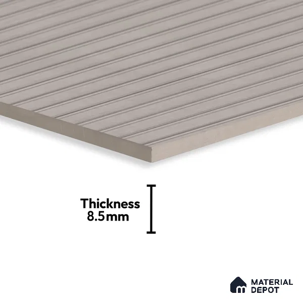 Punch Wall Tile TL 06180 B Lemmy Ash Comb 4 ft x 2 ft Vitrified Lustera Effect Feather Feel Matte Finish - 8.5 mm | Suitable for Living Room, Bedroom, Bathroom
