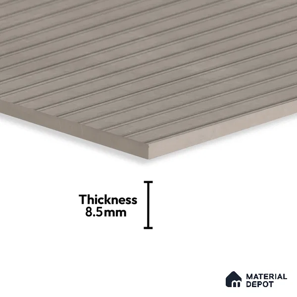 Punch Wall Tile TL 06181 B Lemmy Concrete Comb 4 ft x 2 ft Vitrified Lustera Effect Feather Feel Matte Finish - 8.5 mm | Suitable for Living Room, Bedroom, Bathroom
