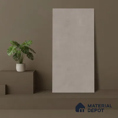 Cement Wall & Floor Tile TL 06181 Lemmy Concrete 4 ft x 2 ft Vitrified Lustera Effect Feather Feel Matte Finish - 8.5 mm | 11 Random Design | Suitable for Living Room, Bedroom, Bathroom