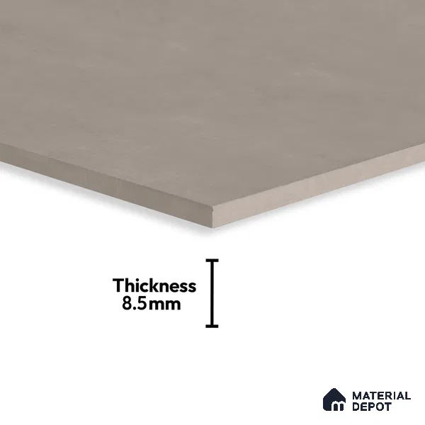 Cement Wall & Floor Tile TL 06181 Lemmy Concrete 4 ft x 2 ft Vitrified Lustera Effect Feather Feel Matte Finish - 8.5 mm | 11 Random Design | Suitable for Living Room, Bedroom, Bathroom
