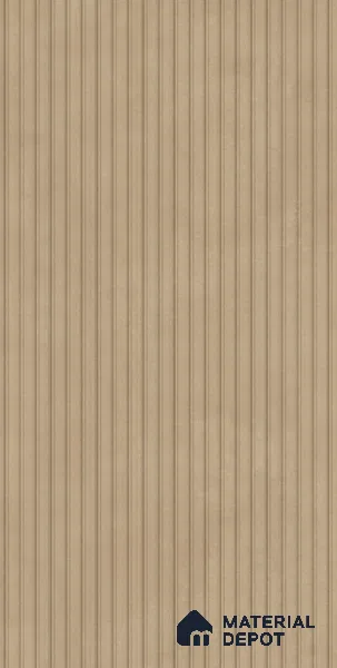 Punch Wall Tile TL 06183 B Lemmy Cord Comb 4 ft x 2 ft Vitrified Lustera Effect Feather Feel Matte Finish - 8.5 mm | Suitable for Living Room, Bedroom, Bathroom