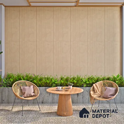 Punch Wall Tile TL 06183 B Lemmy Cord Comb 4 ft x 2 ft Vitrified Lustera Effect Feather Feel Matte Finish - 8.5 mm | Suitable for Living Room, Bedroom, Bathroom
