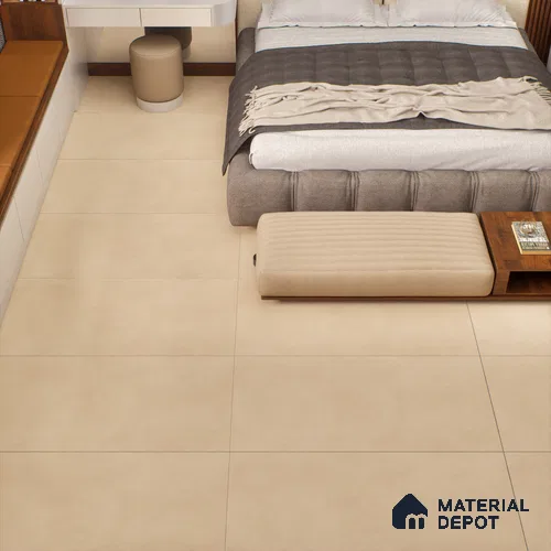 Cement Wall & Floor Tile TL 06183 Lemmy Cord 4 ft x 2 ft Vitrified Lustera Effect Feather Feel Matte Finish - 8.5 mm | 11 Random Design | Suitable for Living Room, Bedroom, Bathroom
