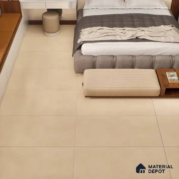 Cement Wall & Floor Tile TL 06183 Lemmy Cord 4 ft x 2 ft Vitrified Lustera Effect Feather Feel Matte Finish - 8.5 mm | 11 Random Design | Suitable for Living Room, Bedroom, Bathroom