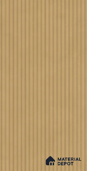 Punch Wall Tile TL 06184 B Lemmy Caramel Comb 4 ft x 2 ft Vitrified Lustera Effect Feather Feel Matte Finish - 8.5 mm | Suitable for Living Room, Bedroom, Bathroom