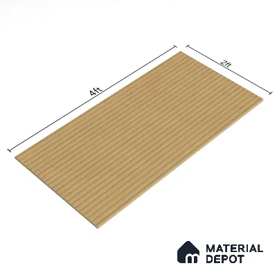 Punch Wall Tile TL 06184 B Lemmy Caramel Comb 4 ft x 2 ft Vitrified Lustera Effect Feather Feel Matte Finish - 8.5 mm | Suitable for Living Room, Bedroom, Bathroom