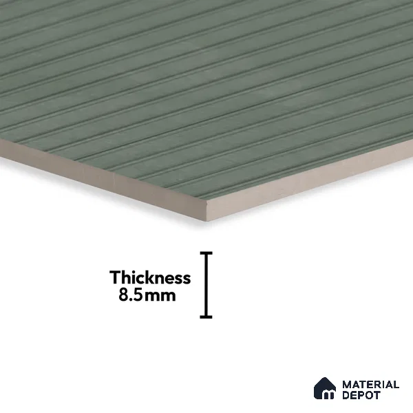 Punch Wall Tile TL 06186 B Lemmy Emerald Comb 4 ft x 2 ft Vitrified Lustera Effect Feather Feel Matte Finish - 8.5 mm | Suitable for Living Room, Bedroom, Bathroom
