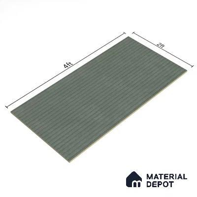 Punch Wall Tile TL 06186 B Lemmy Emerald Comb 4 ft x 2 ft Vitrified Lustera Effect Feather Feel Matte Finish - 8.5 mm | Suitable for Living Room, Bedroom, Bathroom