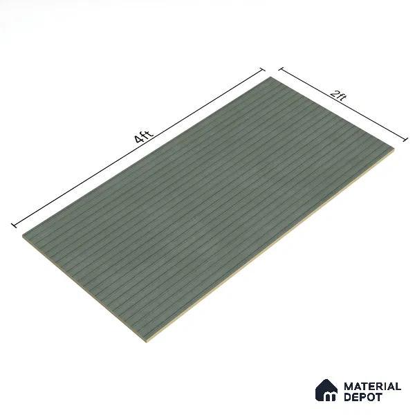 Punch Wall Tile TL 06186 B Lemmy Emerald Comb 4 ft x 2 ft Vitrified Lustera Effect Feather Feel Matte Finish - 8.5 mm | Suitable for Living Room, Bedroom, Bathroom