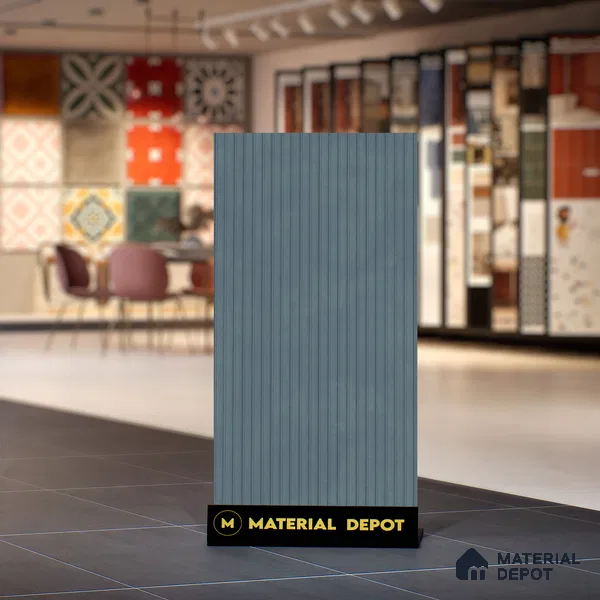 Punch Wall Tile TL 06187 B Lemmy Dusk Comb 4 ft x 2 ft Vitrified Lustera Effect Feather Feel Matte Finish - 8.5 mm | Suitable for Living Room, Bedroom, Bathroom
