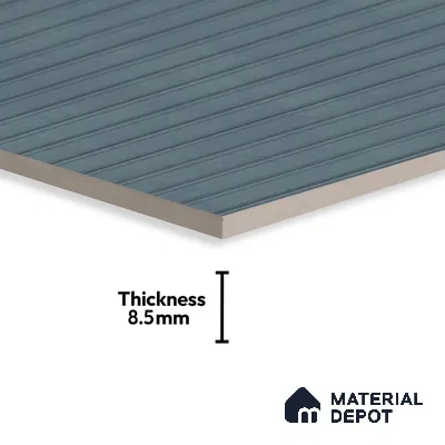 Punch Wall Tile TL 06187 B Lemmy Dusk Comb 4 ft x 2 ft Vitrified Lustera Effect Feather Feel Matte Finish - 8.5 mm | Suitable for Living Room, Bedroom, Bathroom